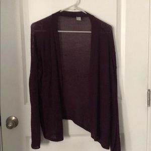 Purple Cardigan